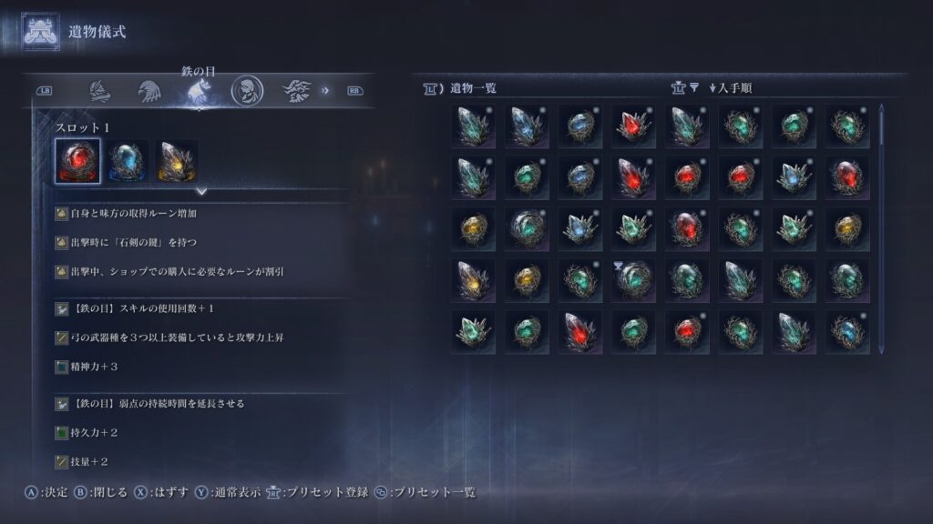 鉄の目遺物