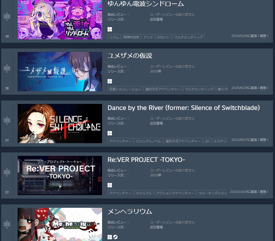 ウィッシュリスト