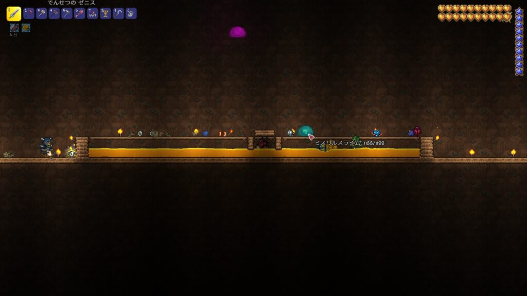 テラリア 鉱石スライム