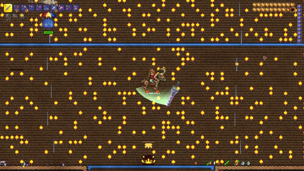 テラリア いっぱい松明